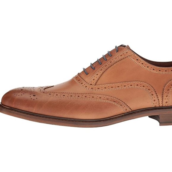 Massimo Matteo 6-Eye Wing Tip Men's Oxford Dress Shoe - Picture 3 of 8